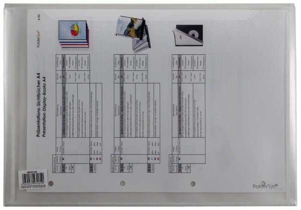 FolderSys Dokumententasche DIN A4 transparent glatt 0,20 mm, 1 St.