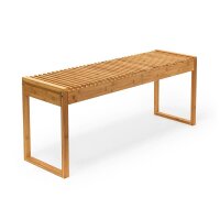 relaxdays Sitzbank 10019025_0 braun Holz 120,0 cm