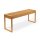 relaxdays Sitzbank 10019025_0 braun Holz 120,0 cm