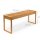 relaxdays Sitzbank 10019025_0 braun Holz 120,0 cm