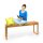 relaxdays Sitzbank 10019025_0 braun Holz 120,0 cm