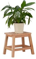 relaxdays Tritthocker natur, H: 25,5 cm
