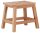 relaxdays Tritthocker natur, H: 25,5 cm