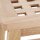 relaxdays Tritthocker natur, H: 25,5 cm
