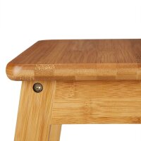 relaxdays Tritthocker RUSTICO natur, H: 27,0 cm