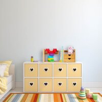 relaxdays Schreibtisch-Organizer braun 80,5 x 19,0 x 21,0 cm, 1 St.