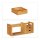 relaxdays Schreibtisch-Organizer braun 80,5 x 19,0 x 21,0 cm, 1 St.