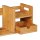 relaxdays Schreibtisch-Organizer braun 80,5 x 19,0 x 21,0 cm, 1 St.