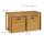 relaxdays Schuhbank 10024979_0 braun Holz 80,0 cm