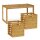 relaxdays Schuhbank 10024979_0 braun Holz 80,0 cm