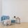 relaxdays Beistelltische-Set rund Holz braun, 3 St.