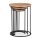 relaxdays Beistelltische-Set rund Holz braun, 3 St.
