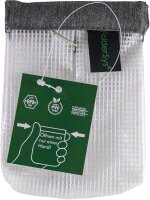 FolderSys Schnappverschlussbeutel DIN A7 transparent/grau...