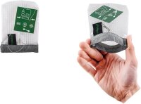 FolderSys Schnappverschlussbeutel DIN A7 transparent/grau 0,20 mm, 1 St.