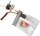 FolderSys Schnappverschlussbeutel DIN A7 transparent/grau 0,20 mm, 1 St.
