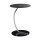 relaxdays Beistelltisch rund Glas schwarz 40,0 x 40,0 x 55,0 cm, 1 St.