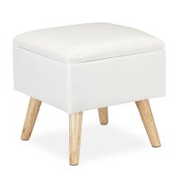 relaxdays Wohnzimmer-Hocker mit Stauraum 10029605_49...