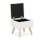 relaxdays Wohnzimmer-Hocker mit Stauraum 10029605_49 weiß, 1 St.