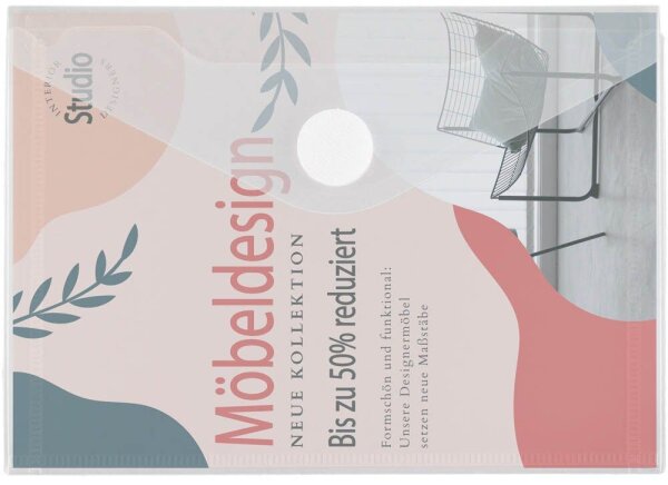 FolderSys Dokumententasche DIN A6 transparent glatt 0,20 mm, 1 St.