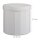 relaxdays Wohnzimmer-Hocker mit Stauraum 10022874_550 creme, 1 St.