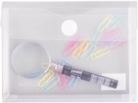 FolderSys Dokumententasche DIN A6 transparent glatt 0,20...