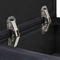 relaxdays Wohnzimmer-Hocker mit Stauraum 10029605_46 schwarz, 1 St.