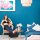 relaxdays Wohnzimmer-Hocker mit Stauraum 10029605_46 schwarz, 1 St.