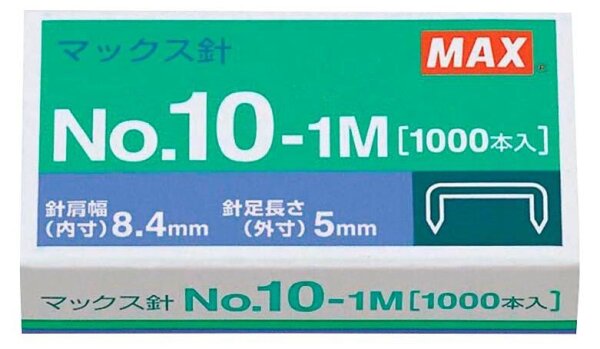 MAX Heftklammern No. 10-1M, 1.000 St.
