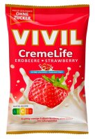VIVIL® Creme Life Erdbeere Bonbons 23 St./ 90,0 g, 1...