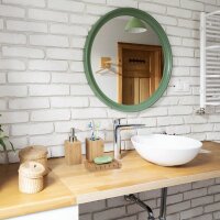 relaxdays Badaccessoires-Set braun, 1 Set