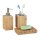 relaxdays Badaccessoires-Set braun, 1 Set