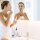 relaxdays Badaccessoires-Set weiß, 1 Set