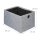 relaxdays Wohnzimmer-Hocker mit Stauraum 10020369_111 grau, 1 St.