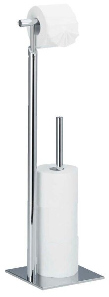 relaxdays Ersatzrollenhalter PAGNONI silber, 1 St.