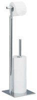 relaxdays Ersatzrollenhalter PAGNONI silber, 1 St.