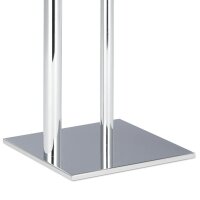 relaxdays Ersatzrollenhalter PAGNONI silber, 1 St.