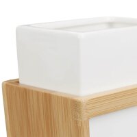 relaxdays Badaccessoires-Set braun, 1 Set