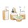 relaxdays Badaccessoires-Set braun, 1 Set
