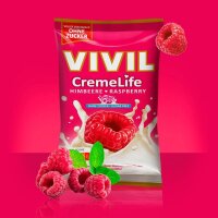VIVIL® Creme Life Himbeere Bonbons 23 St./ 90,0 g, 1...