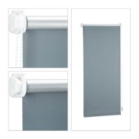 relaxdays Rollo grau 80,0 x 165,0 cm  ( 10021307_734 )
