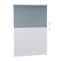 relaxdays Rollo grau 110,0 x 165,0 cm