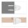 relaxdays Rollo grau 110,0 x 165,0 cm