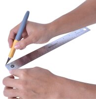 WESTCOTT Lineal 30,0 cm, grau