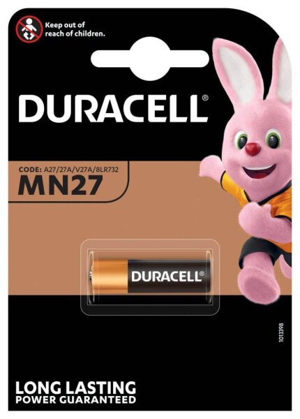 DURACELL Batterie MN27 Alkali-Mangan Fotobatterie 12,0 V, 1 St.