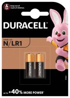 DURACELL Batterien LR1 Alkali-Mangan Lady N 1,5 V, 2 St.