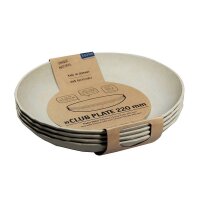 koziol Teller Club beige Ø 22,0 cm, 4 St.