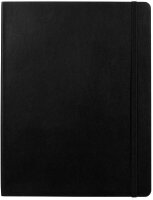 MOLESKINE Notizbuch Classic Collection flexibler Einband ca. DIN A4 kariert, schwarz Softcover 192 Seiten, 1 St.