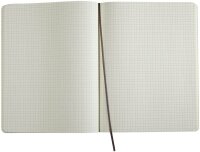 MOLESKINE Notizbuch Classic Collection flexibler Einband ca. DIN A4 kariert, schwarz Softcover 192 Seiten, 1 St.