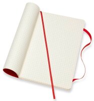 MOLESKINE Notizbuch Classic Collection ca. DIN A5 kariert, scharlachrot Softcover 192 Seiten, 1 St.