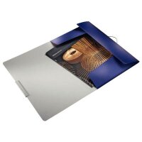 LEITZ Eckspanner Style 3977 DIN A4 titan blau, 1 St.